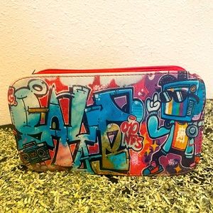 Brooklyn Graffiti Oasis Clutch Purse